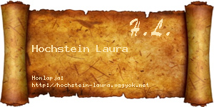 Hochstein Laura névjegykártya